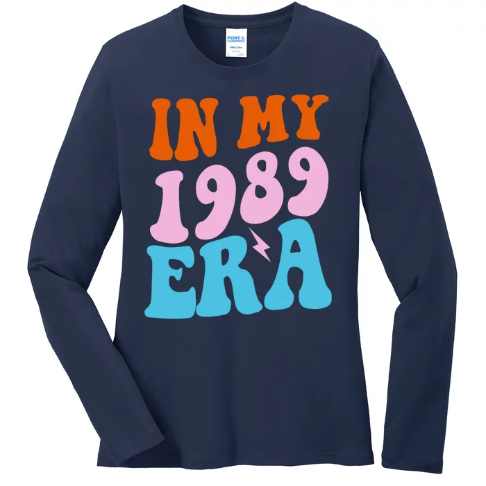 In My 1989 Era Groovy Retro Ladies Long Sleeve Shirt