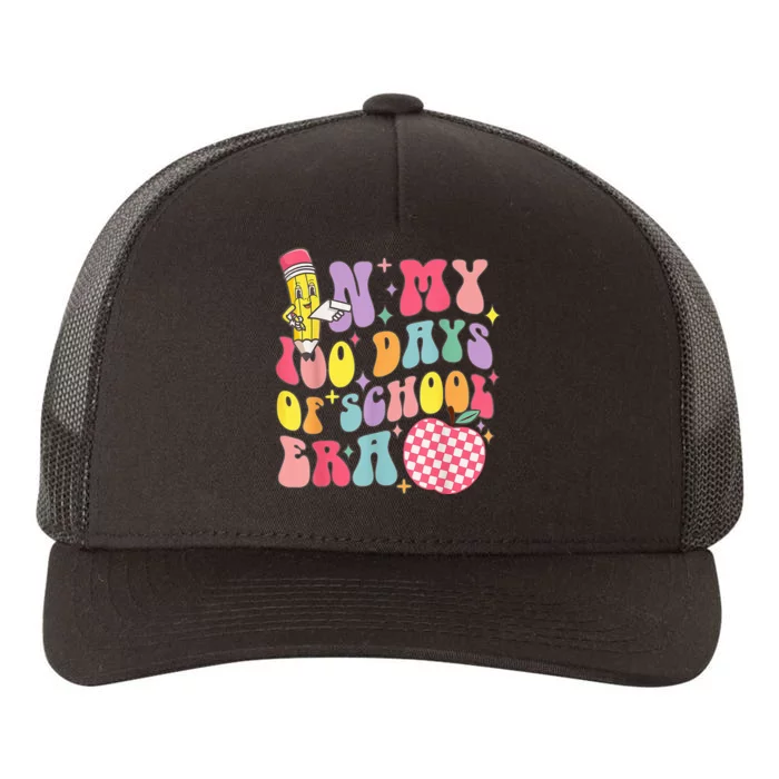 In My 100 Days Of School Era Retro 100th Day Of School Yupoong Adult 5-Panel Trucker Hat