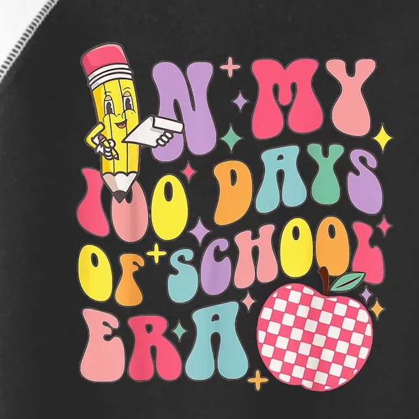 In My 100 Days Of School Era Retro 100th Day Of School Toddler Fine Jersey T-Shirt