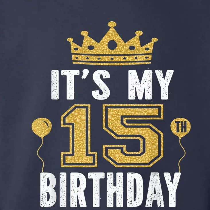 It's My 15th Birthday Present Gift 15 Years Old Boy And Girl Toddler Hoodie