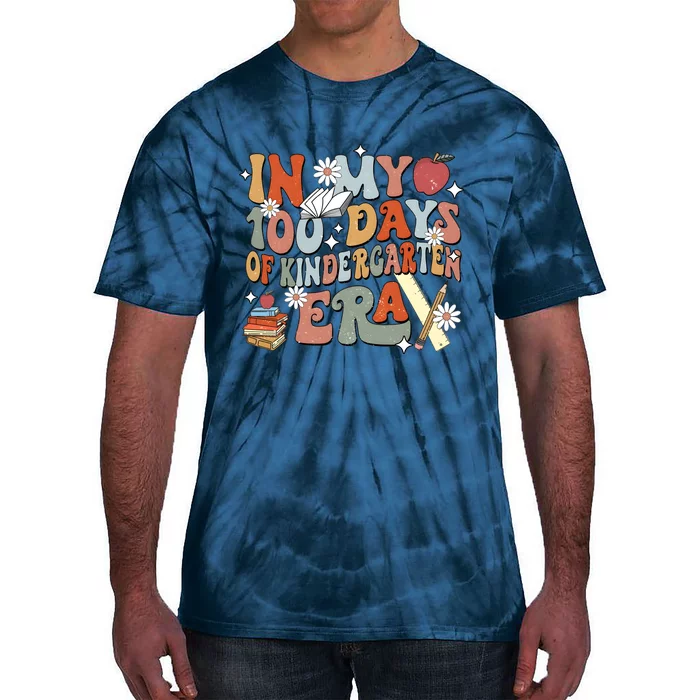 In My 100 Days Of Kindergarten Era Tie-Dye T-Shirt