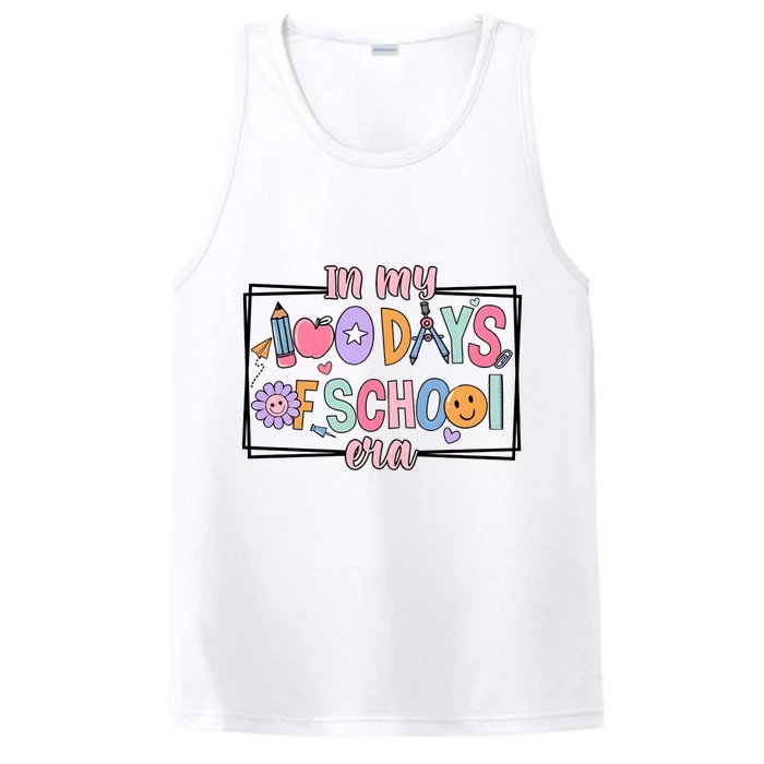 In My 100 Days Of School Era Back To School Performance Tank