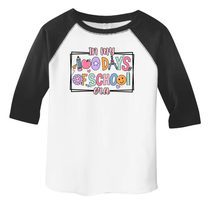 In My 100 Days Of School Era Back To School Toddler Fine Jersey T-Shirt