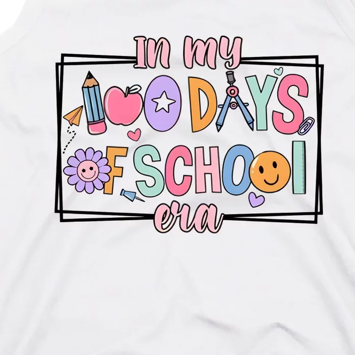 In My 100 Days Of School Era Back To School Tank Top