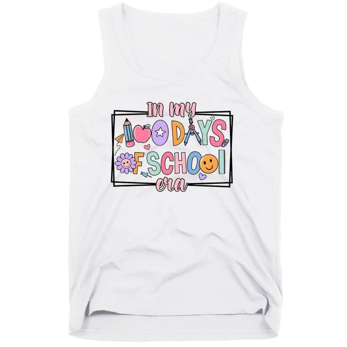 In My 100 Days Of School Era Back To School Tank Top