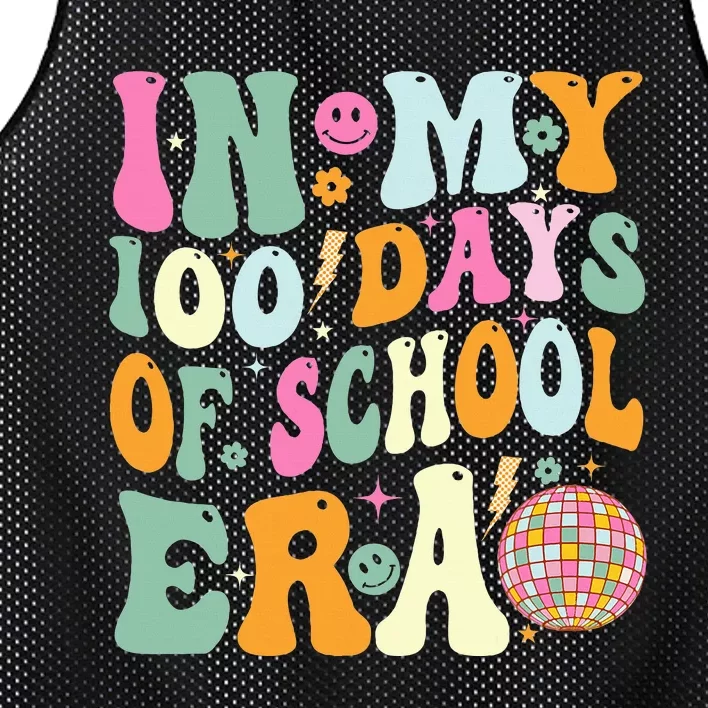 In My 100 Days Of School Era Teacher Mesh Reversible Basketball Jersey Tank