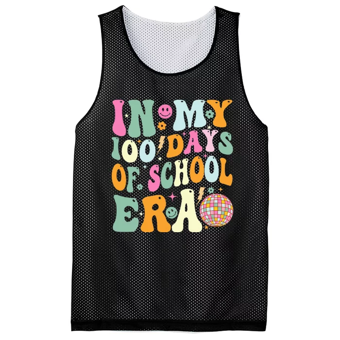 In My 100 Days Of School Era Teacher Mesh Reversible Basketball Jersey Tank