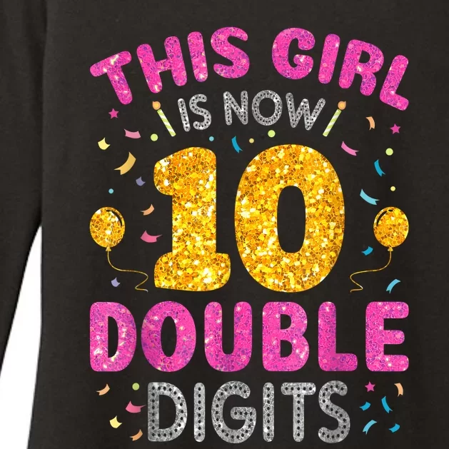 It's My 10th Birthday This Girl Is Now 10 Years Old Womens CVC Long Sleeve Shirt