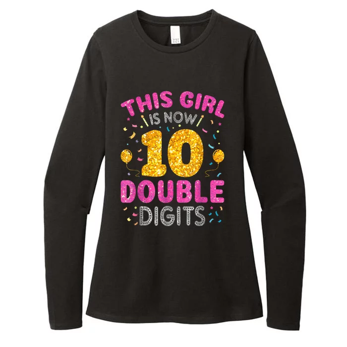 It's My 10th Birthday This Girl Is Now 10 Years Old Womens CVC Long Sleeve Shirt