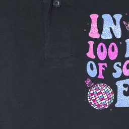 In My 100 Days Of School Era Retro Disco 100th Day Of School Softstyle Adult Sport Polo