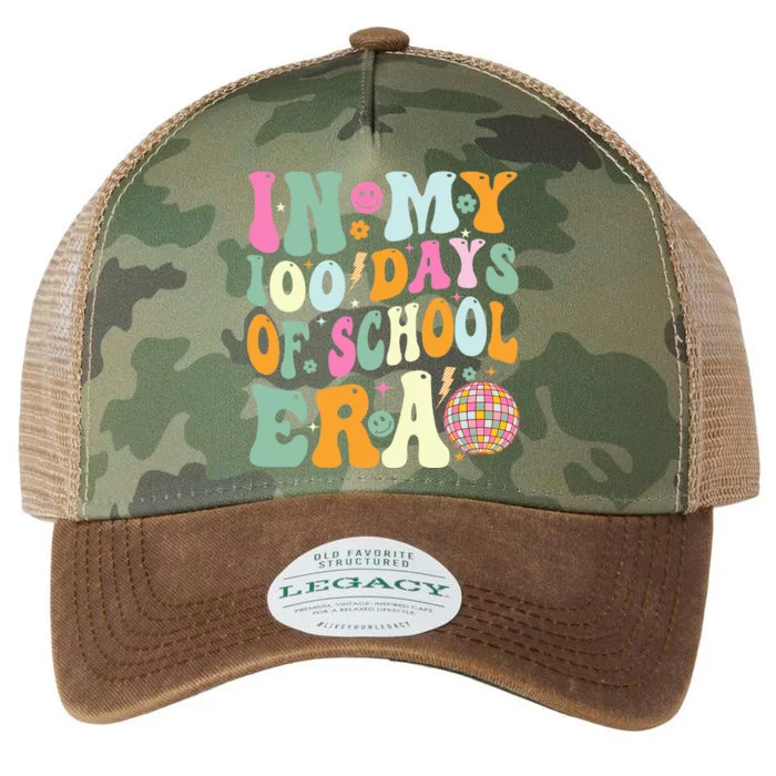 In My 100 Days Of School Era Teacher 100 Days Of School Legacy Tie Dye Trucker Hat