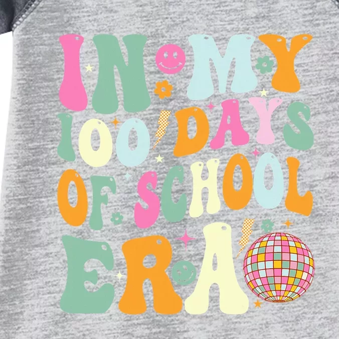 In My 100 Days Of School Era Teacher 100 Days Of School Infant Baby Jersey Bodysuit