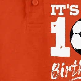 ItS My 10th Birthday Soccer Player 10 Bday Party Team Dry Zone Grid Performance Polo