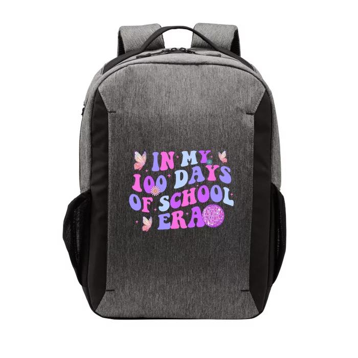 In My 100 Days Of School Era Retro Disco 100th Day Of School Vector Backpack