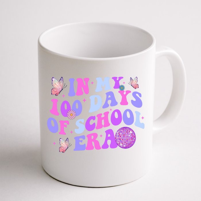 In My 100 Days Of School Era Retro Disco 100th Day Of School Front & Back Coffee Mug