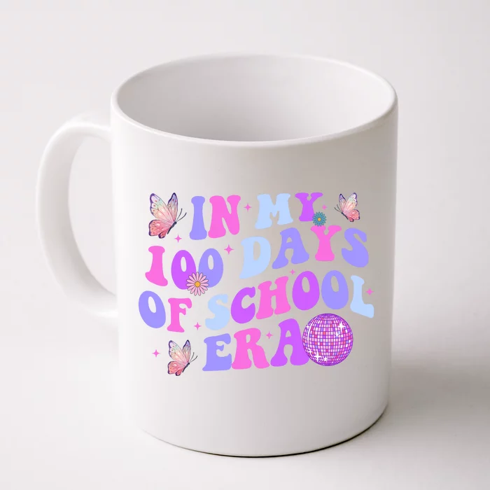 In My 100 Days Of School Era Retro Disco 100th Day Of School Front & Back Coffee Mug