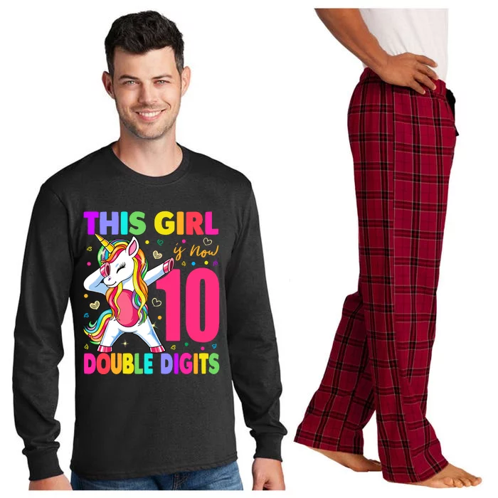 ItS My 10th Birthday Girl This Girl Is Now 10 Years Old Long Sleeve Pajama Set