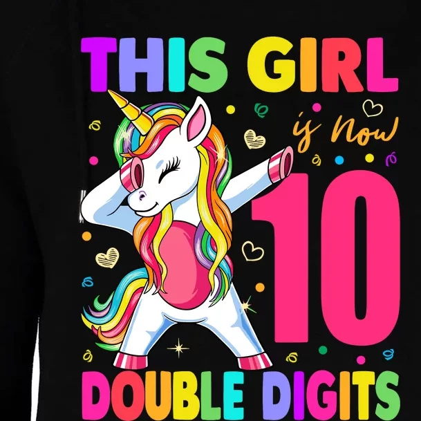 ItS My 10th Birthday Girl This Girl Is Now 10 Years Old Womens Funnel Neck Pullover Hood