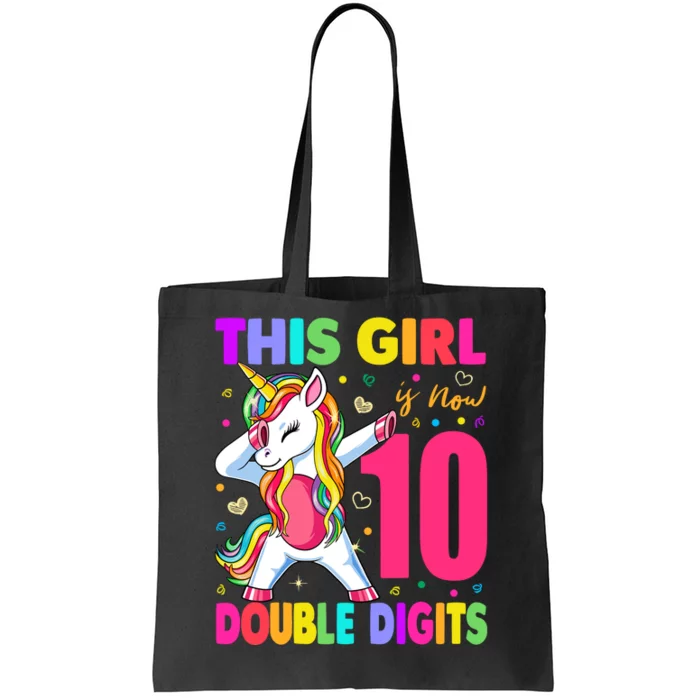 ItS My 10th Birthday Girl This Girl Is Now 10 Years Old Tote Bag