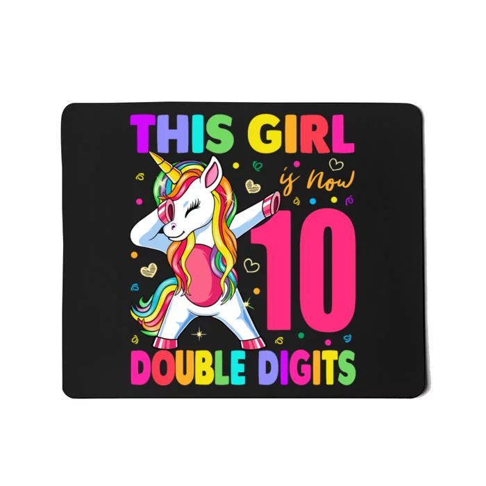 ItS My 10th Birthday Girl This Girl Is Now 10 Years Old Mousepad