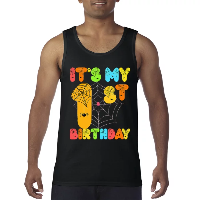 Its My 1St Halloween Birthday 1 First Happy Birthday Tank Top