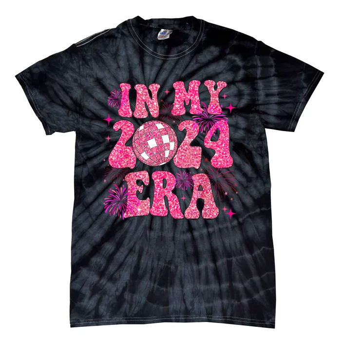 In My 2024 Era Happy New Year 2024 Matching Party Women Girl Tie-Dye T-Shirt