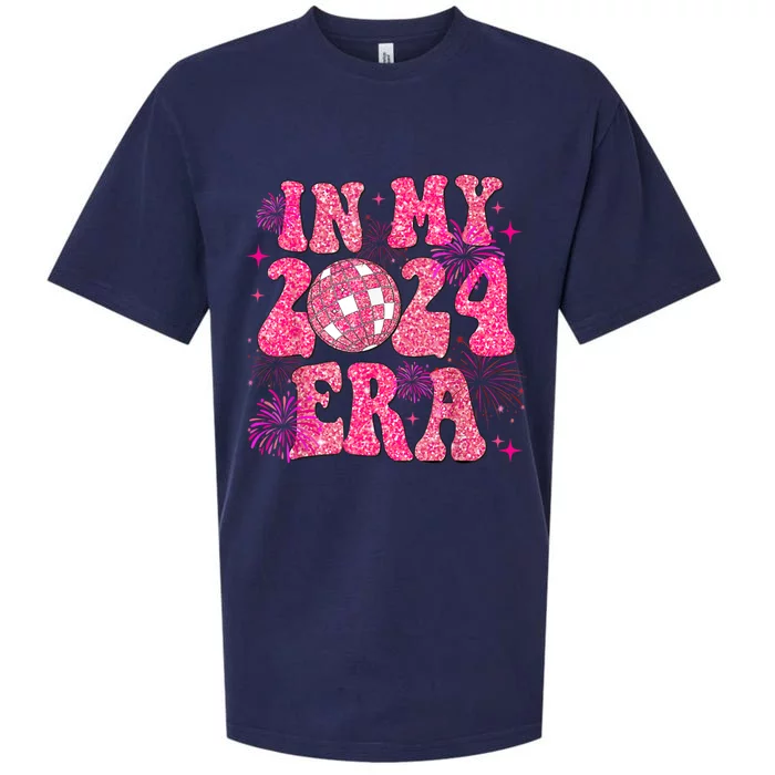 In My 2024 Era Happy New Year 2024 Matching Party Women Girl Sueded Cloud Jersey T-Shirt