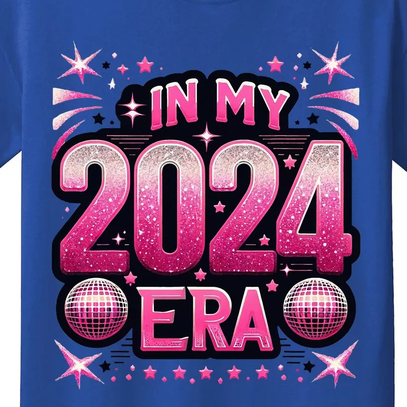 In My 2024 Era Happy New Year 2024 Matching Party Kids T-Shirt