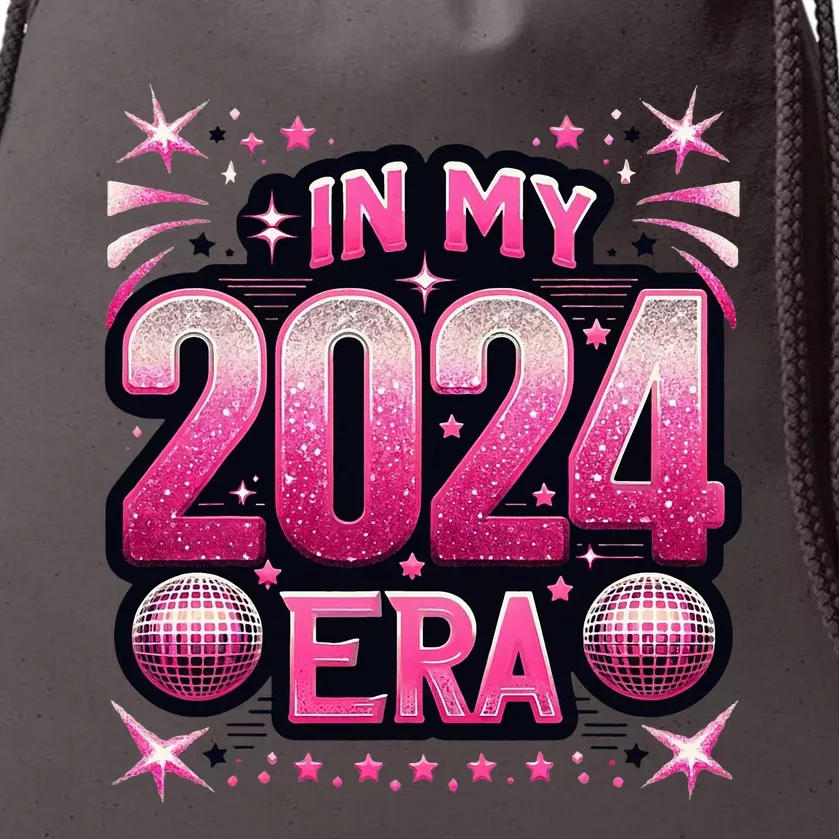 In My 2024 Era Happy New Year 2024 Matching Party Drawstring Bag