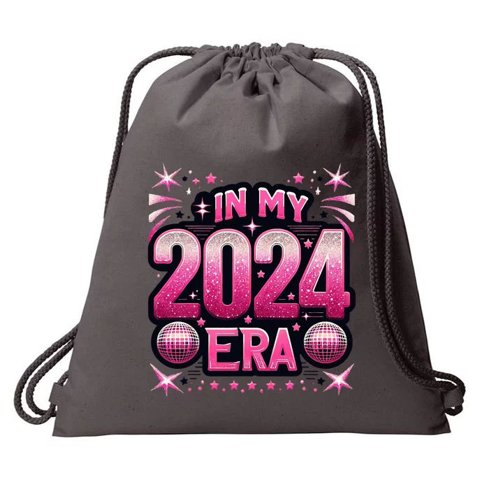 In My 2024 Era Happy New Year 2024 Matching Party Drawstring Bag