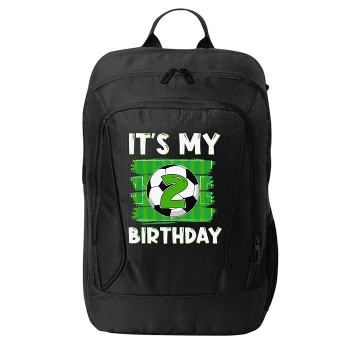 ItS My 2 Years Old Birthday Boy Soccer 2nd Birthday City Backpack