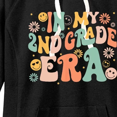 In My 2nd Grade Era First Day Of Second Grade Back To School Women's Fleece Hoodie