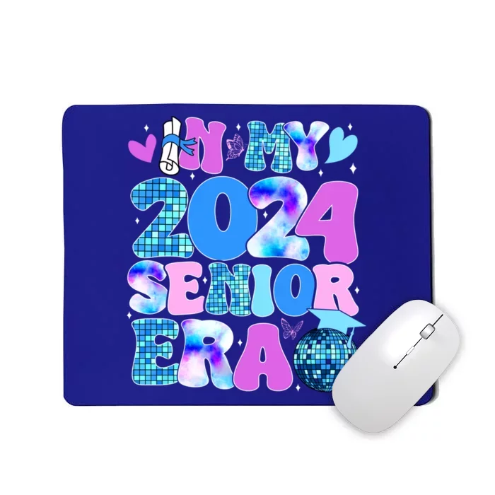 In My 2024 Senior Era Graduate Tie Dye Last Day Of School Cute Gift Mousepad