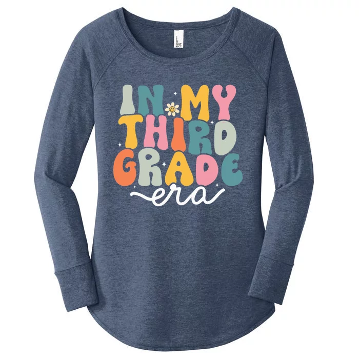 In My 3rd Grade Era Groovy Third Grade Teacher Retro Women's Perfect Tri Tunic Long Sleeve Shirt