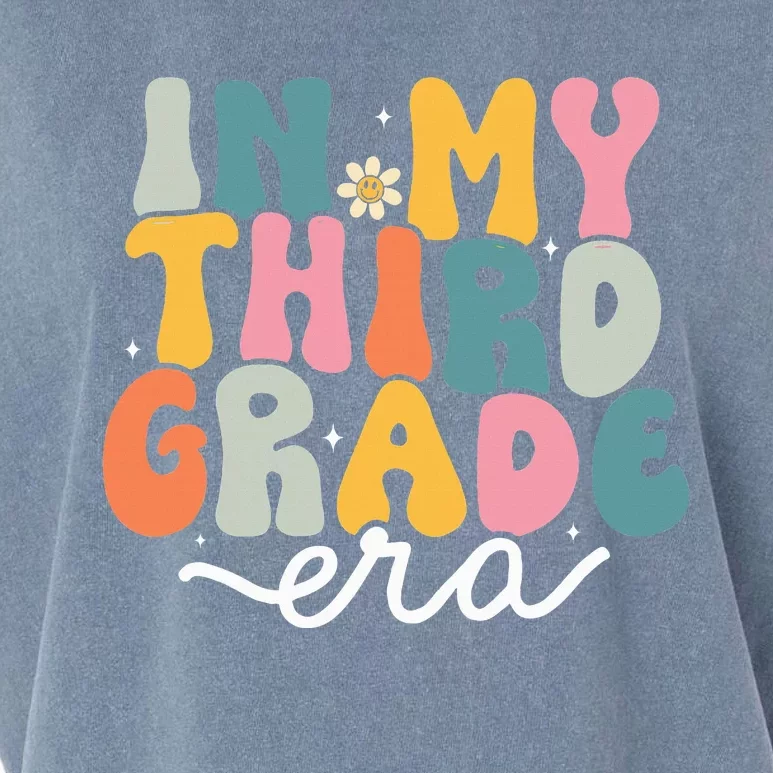 In My 3rd Grade Era Groovy Third Grade Teacher Retro Garment-Dyed Women's Muscle Tee