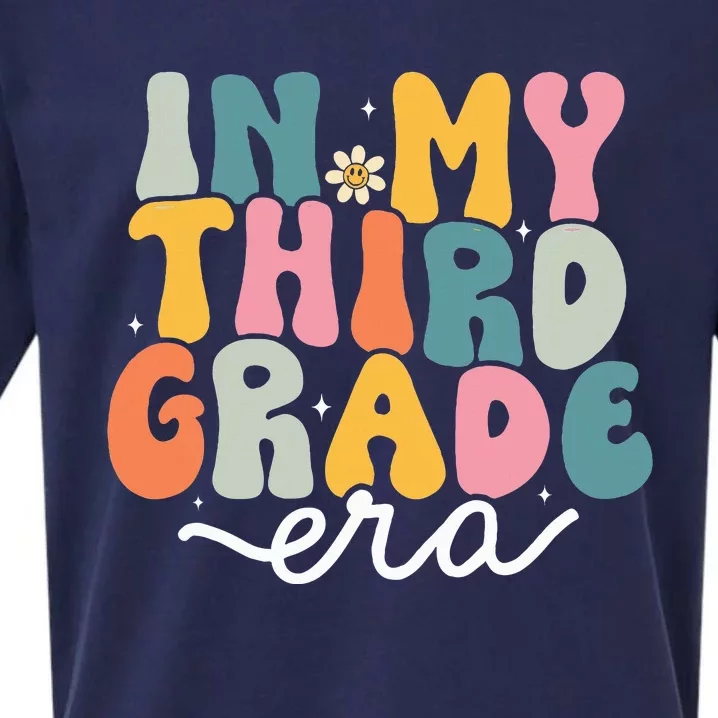 In My 3rd Grade Era Groovy Third Grade Teacher Retro Sueded Cloud Jersey T-Shirt