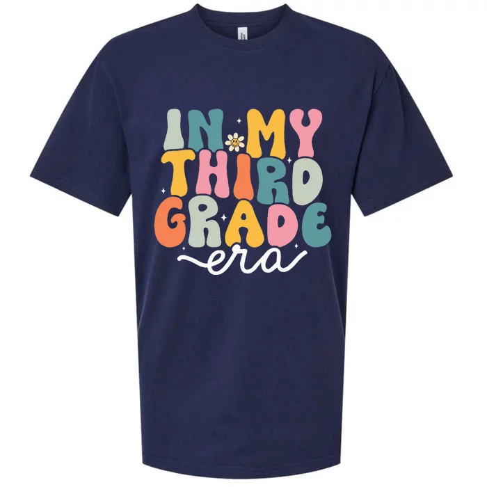 In My 3rd Grade Era Groovy Third Grade Teacher Retro Sueded Cloud Jersey T-Shirt