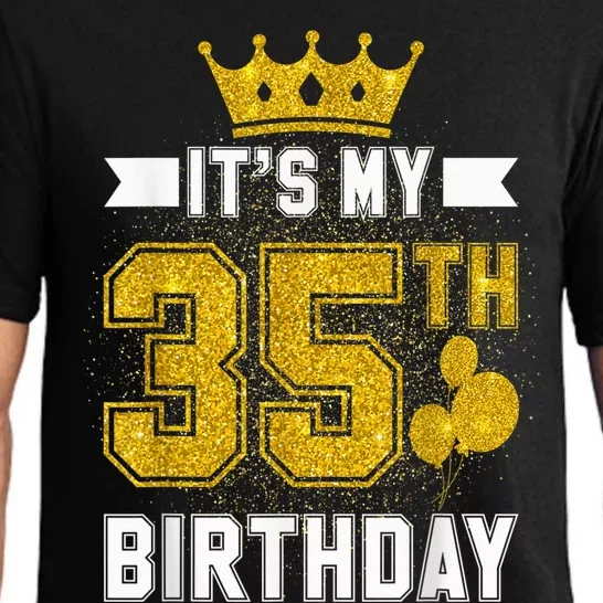 It's My 35th Birthday Party Bday 35 Years Old  And Woman Pajama Set