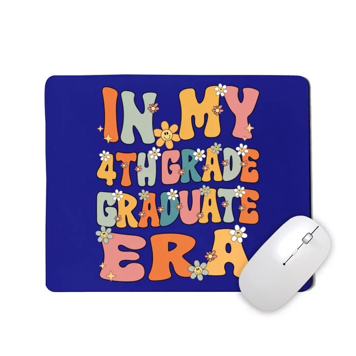 In My 4th Grade Graduate Era Groovy Last Day Of Fourth Grade Cute Gift Mousepad