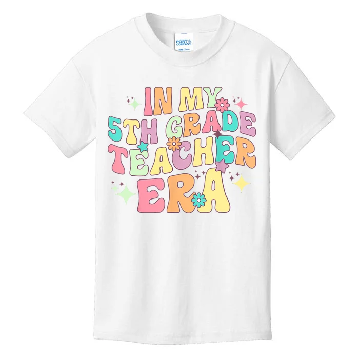 In My 5th Grade Teacher Era Back To School First Day School Kids T-Shirt