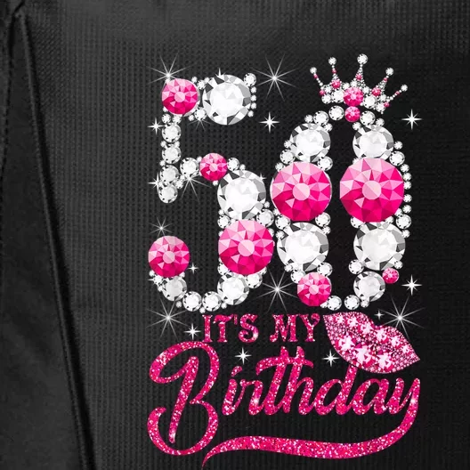 It's My 50th Birthday Queen 50 Years Old Shoes Crown Diamond City Backpack