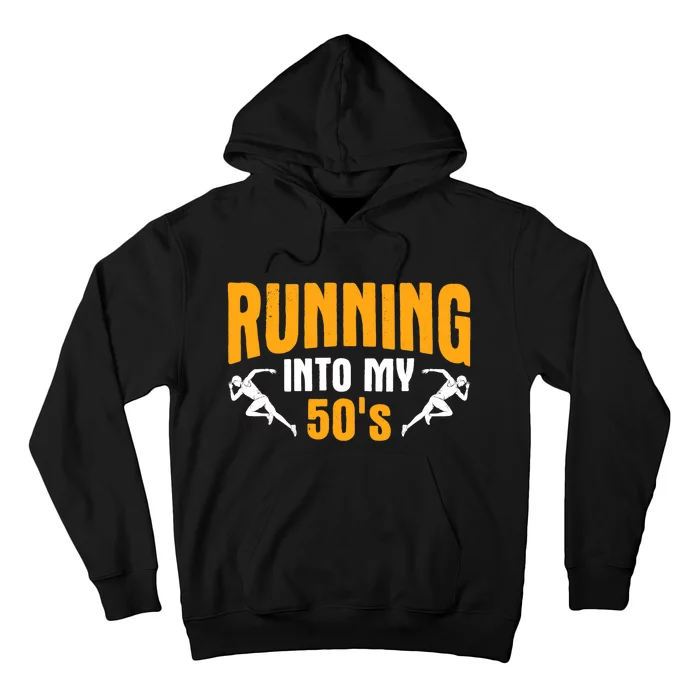 Into My 50s Marathon Track Runner Running Hoodie