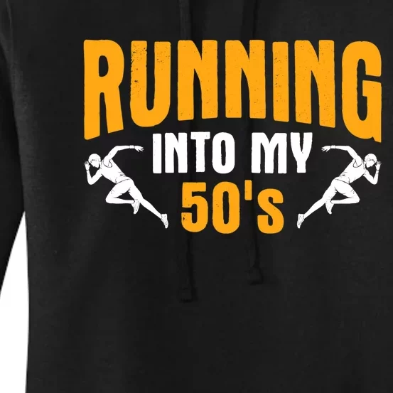 Into My 50s Marathon Track Runner Running Women's Pullover Hoodie