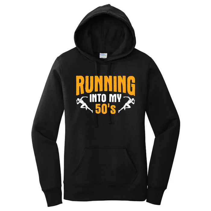 Into My 50s Marathon Track Runner Running Women's Pullover Hoodie