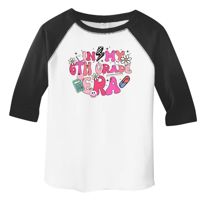 In My 6th Grade Era Back To School First Day Teacher Toddler Fine Jersey T-Shirt