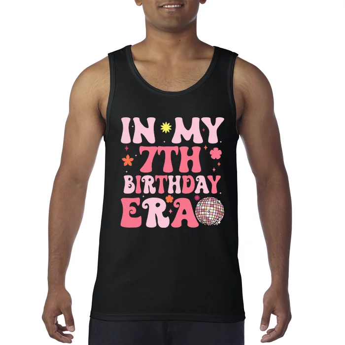 In My 7th Birthday Era 7 Years Birthday Tank Top