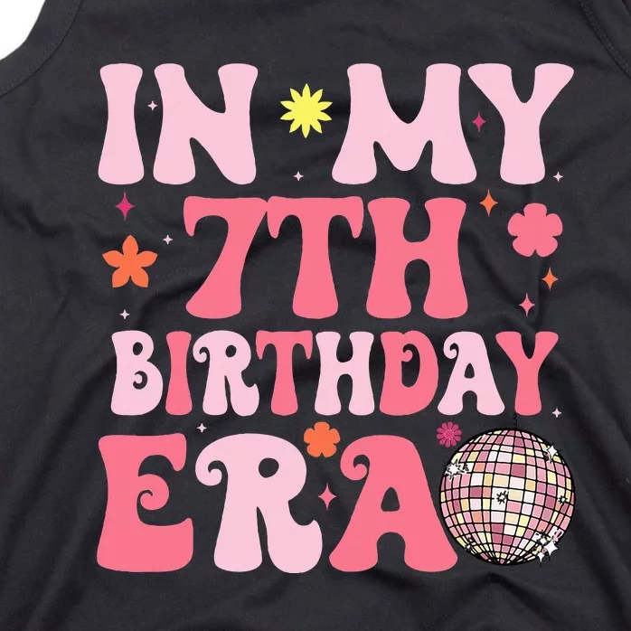 In My 7th Birthday Era 7 Years Birthday Tank Top