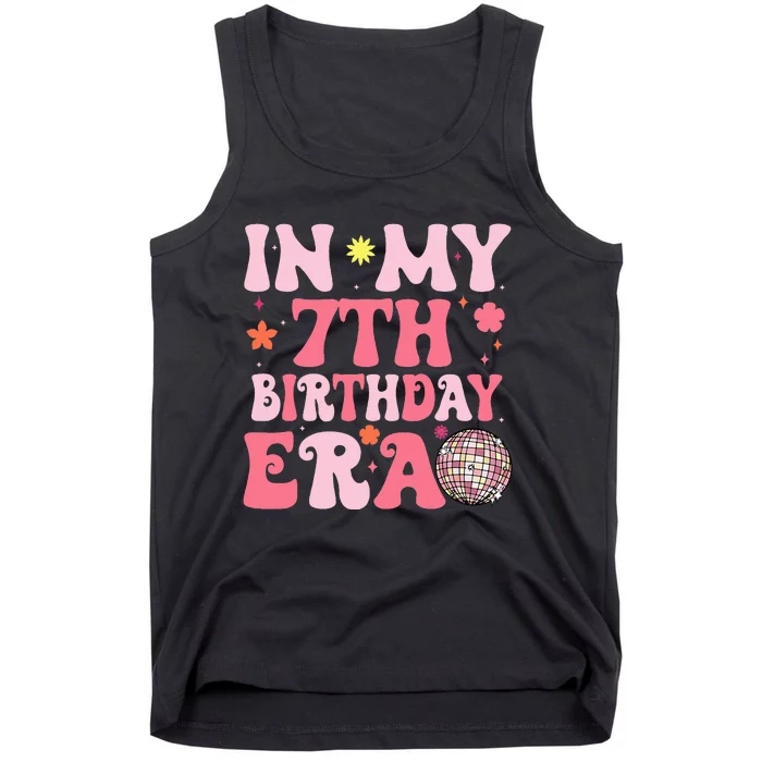 In My 7th Birthday Era 7 Years Birthday Tank Top