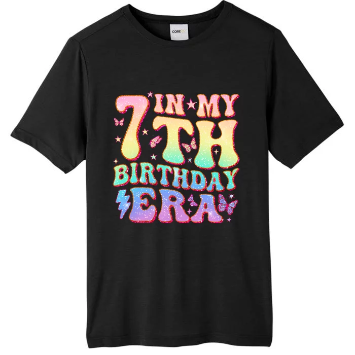 In My 7th Birthday Era Seven Bday 7 Year Old Birthday Girl ChromaSoft Performance T-Shirt