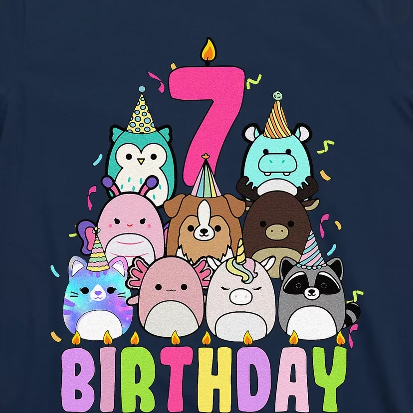 ItS My 7th Birthday Squish Squad Mallow T-Shirt